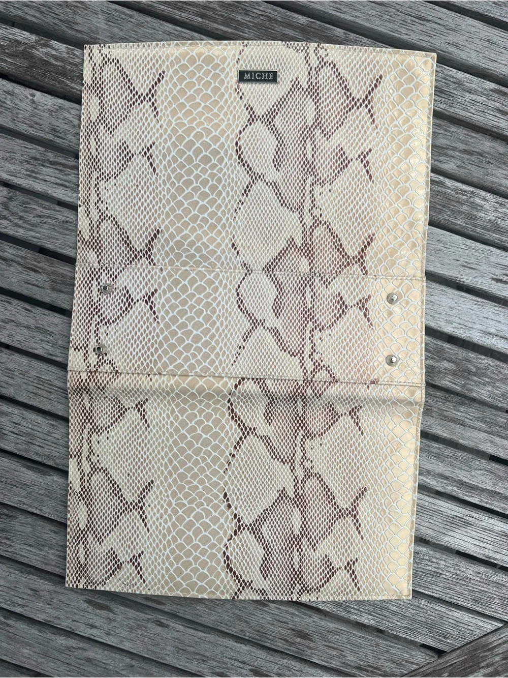 Miche Assorted Clutch Set – Blue, Leopard, Cream Snake, Copper Snake